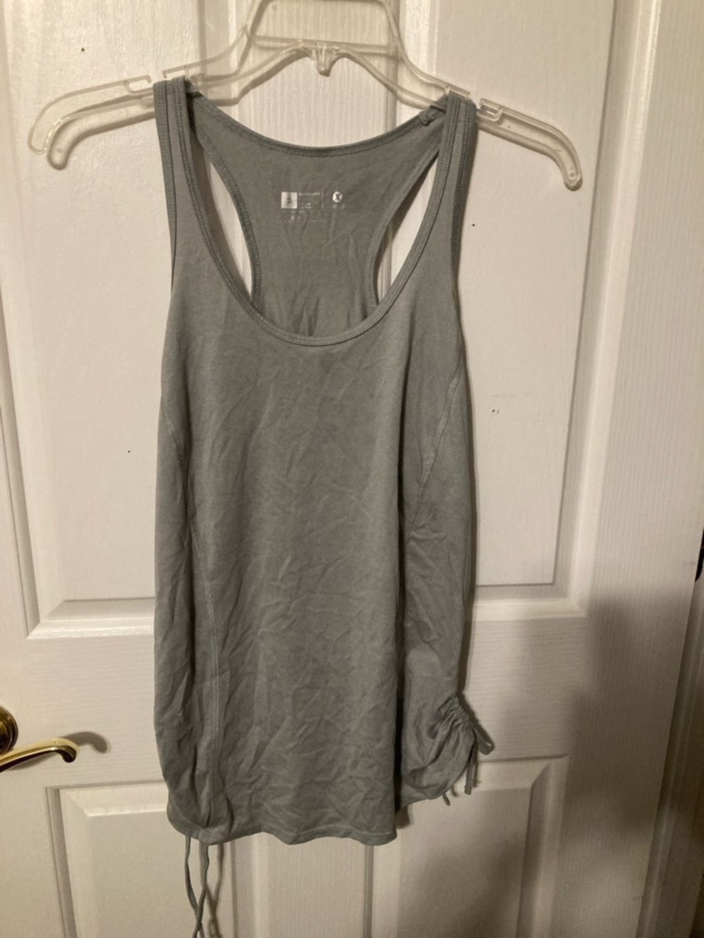 50% off bundled, Xersion Gray Racerback Tank with Side Drawstrings